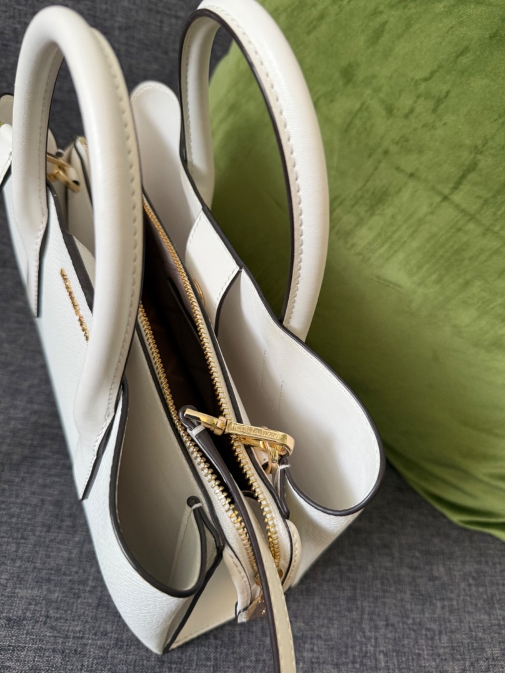 White leather purse - Picture 4 of 7